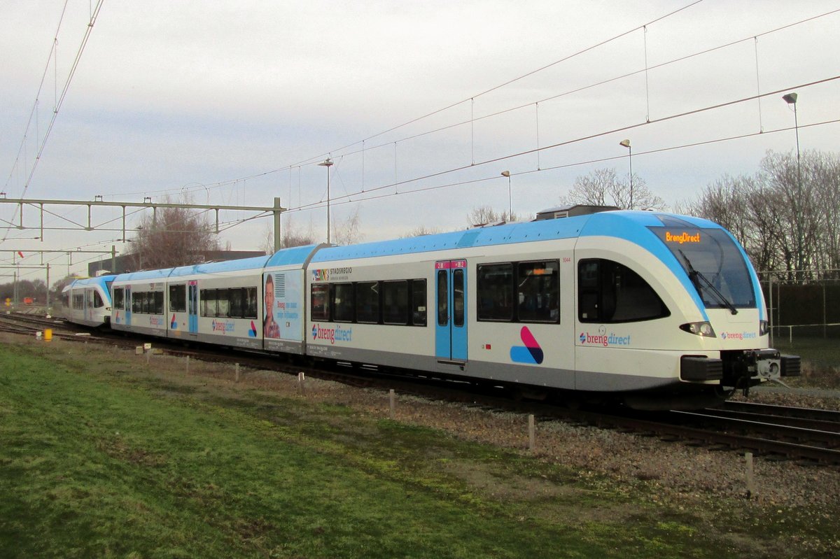 On 6 February 2015 BRENG 5044 leaves Blerick as a reinforcemnet for Veolia Transport, that experienced an acute shortage of her own DMUs due to urgent repairs.