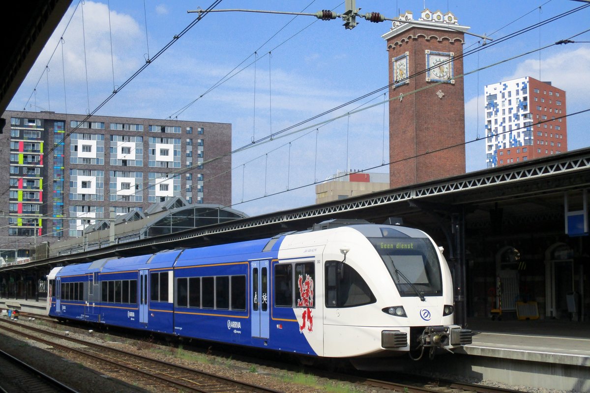 On 6 May 2017 Arriva 382 'JAN VAN KUYK' stands at Nijmegen.
