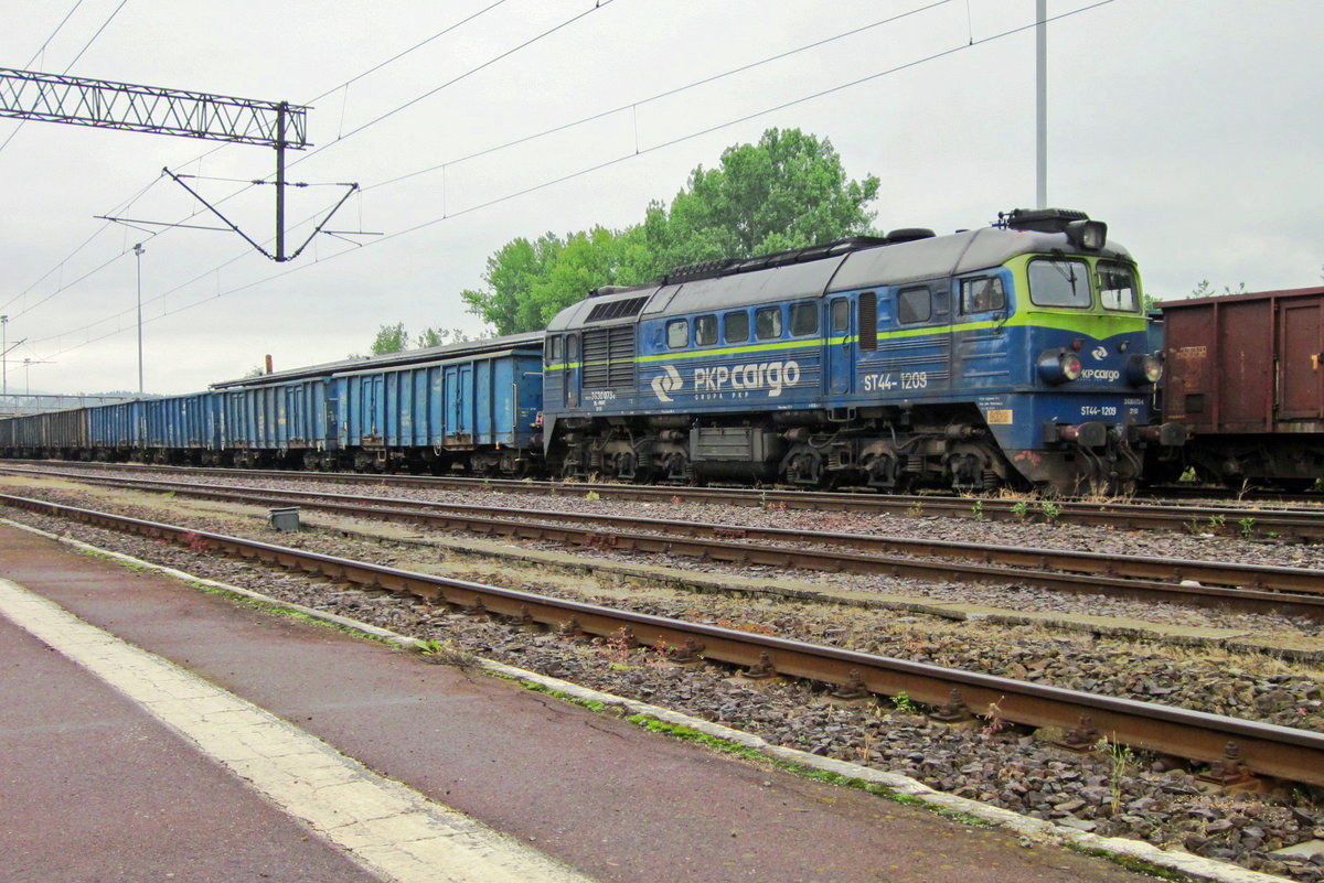 On a drizzly 5 June 2013, ST44-1209 stands at Klodzko Glowne.