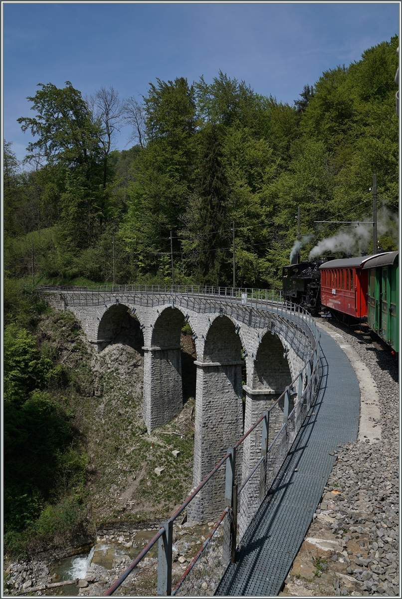 On the way with the Blonay-Chamby steamer Railway.
08.05.2016