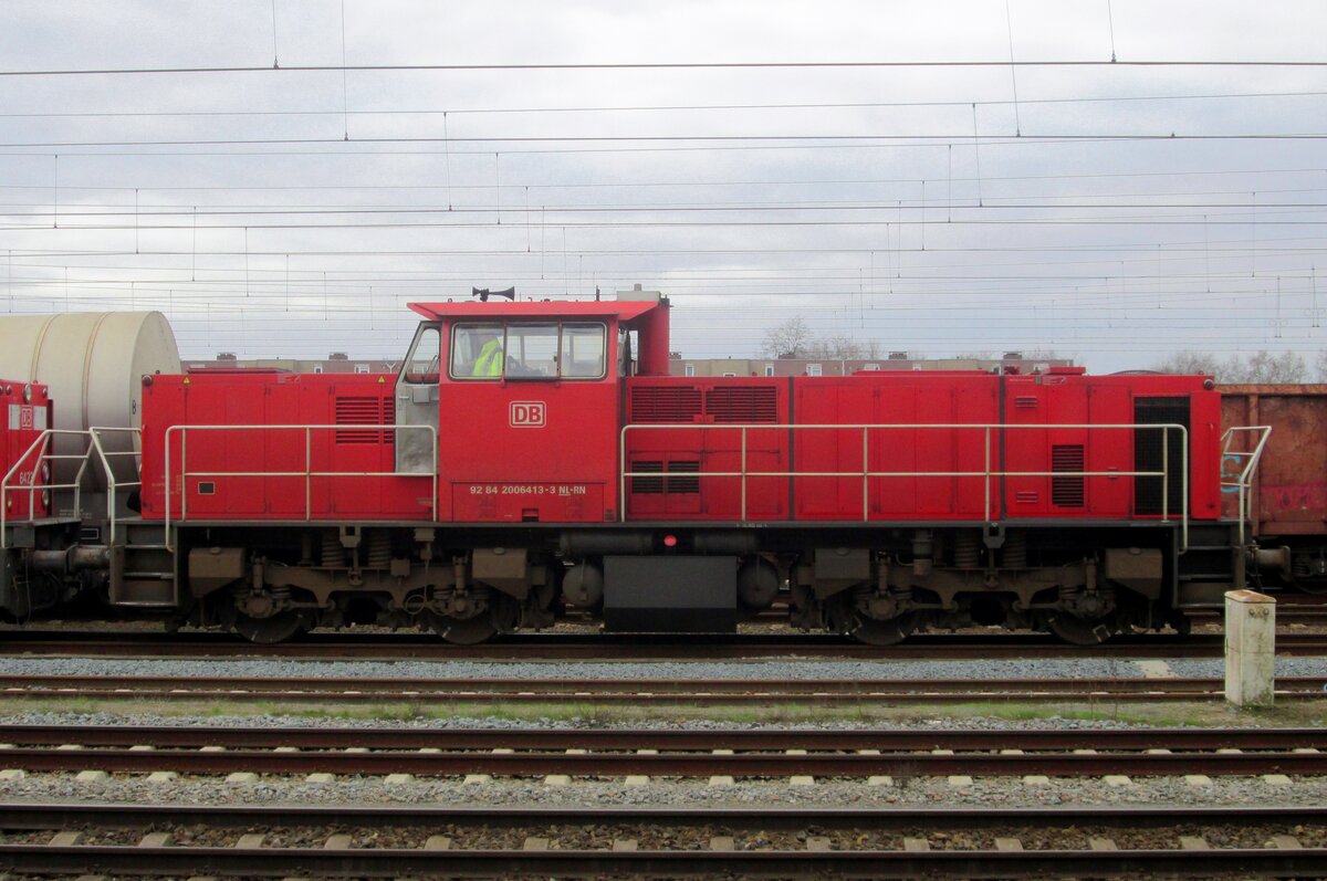 Open door policy on 6413 at Venlo on 18 December 2015? No, just a crew change! 
