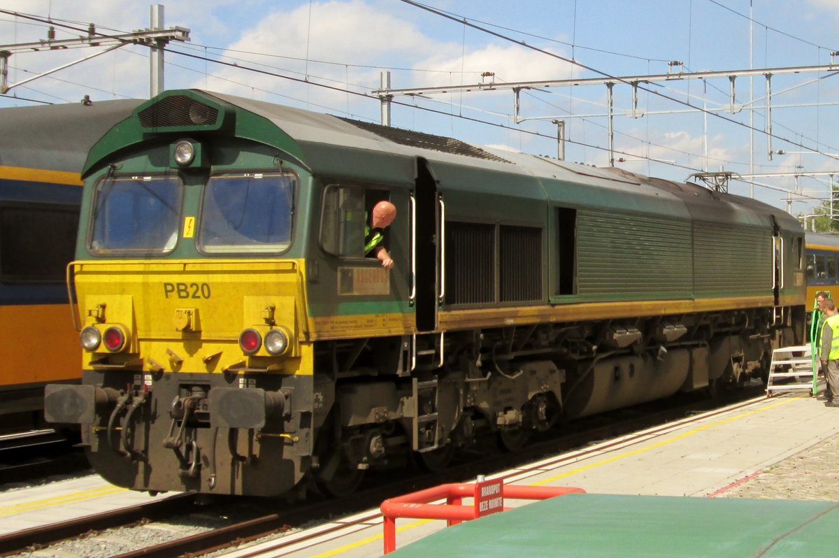 PB20 stands parked at Venlo on 29 August 2015.