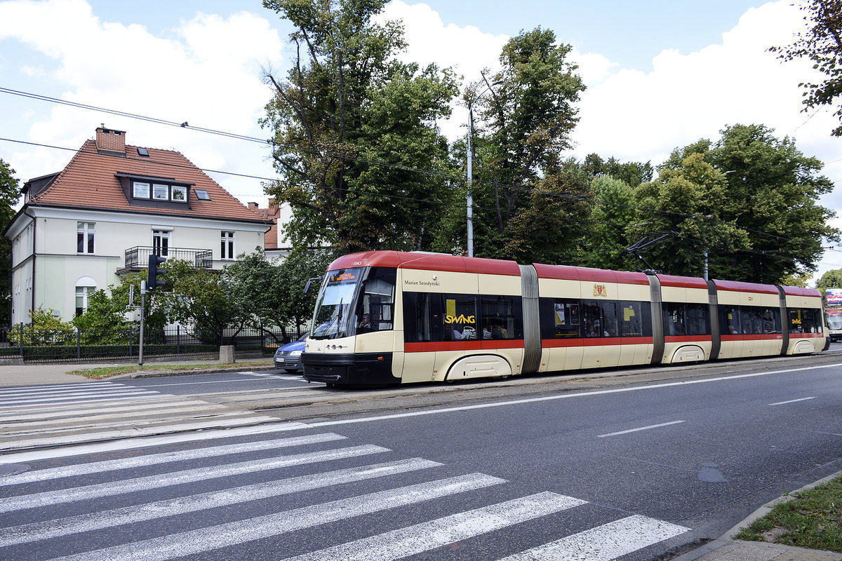 Pesa 120na (2043) ZKM Gdańsk. Built: 2010. Numbers in Gdánsk: 35. Date: 14. August 2019.