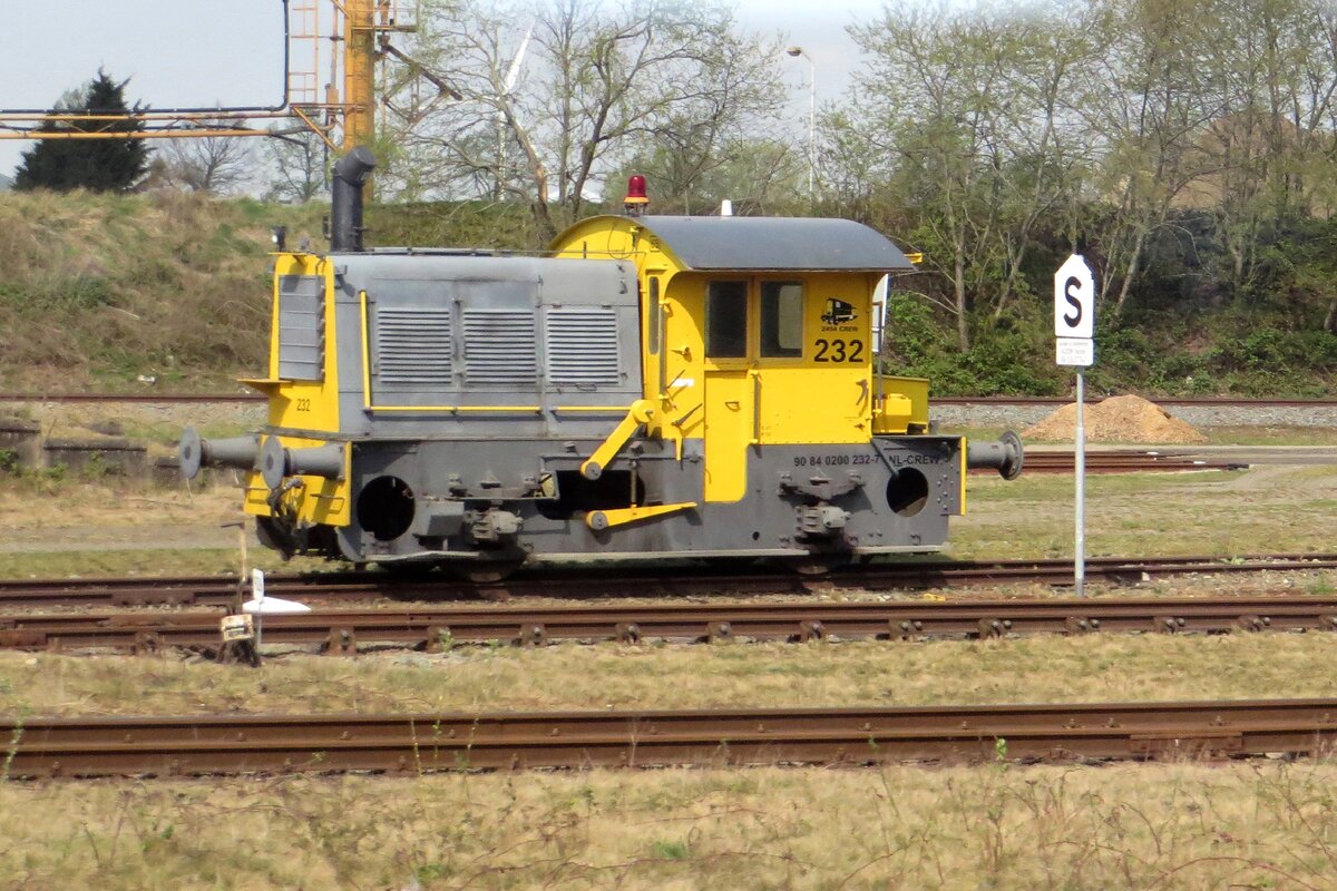 Preserved Sik 232 stands at Roosendaal-Goederen on 14 April 2022.