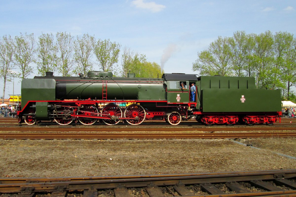 Pt 47-65 takes part in the loco parade at Wolsztyn on 30 April 2016.