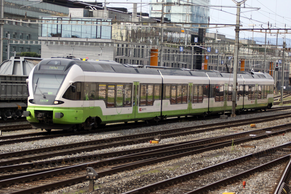 RABe 521 seen at Neuchatel. 09/08/2021