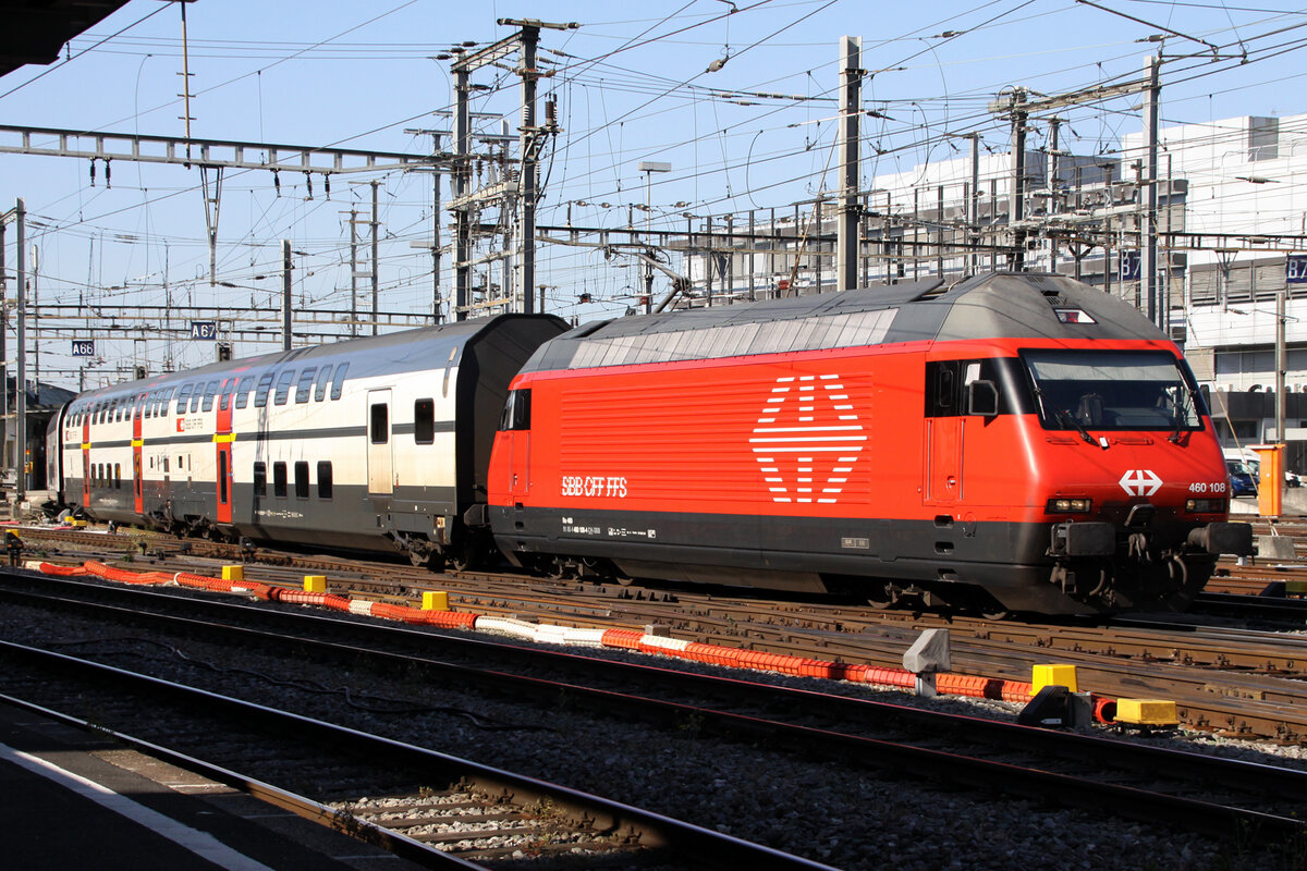 Re 460-108 at Geneva Main Station.
18/05/2022