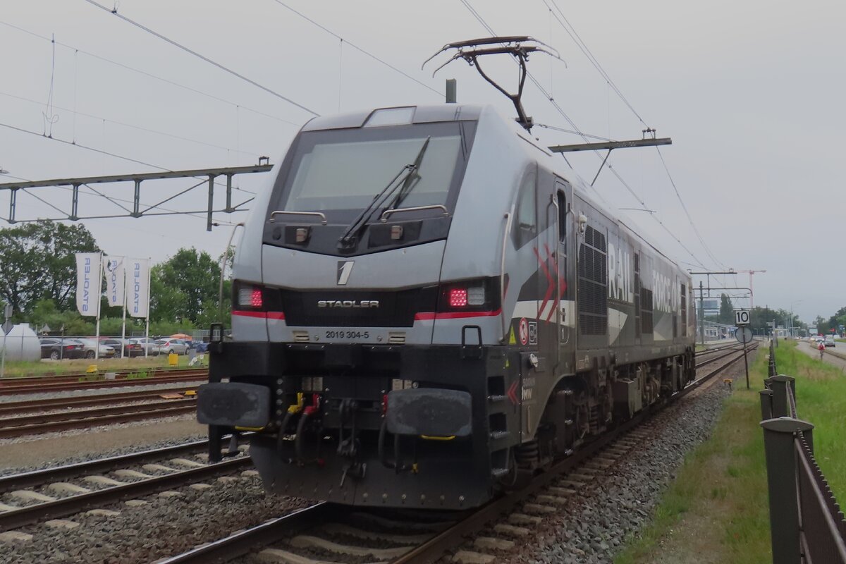 RFO's new toy boy 2019 304 speeds through Blerick on a test ride on 25 May 2024.