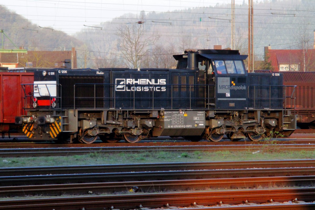 Rhenus 47 wakes up in Dillingen (Saar) on 28 March 2017.