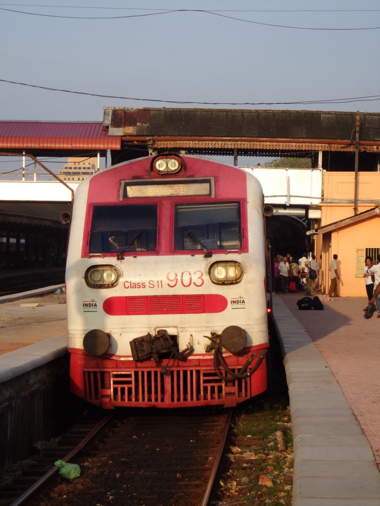 

S11 DMU 903 seen at Colombo-Fort getting ready for a long distance journey on 26th Oct 2013.