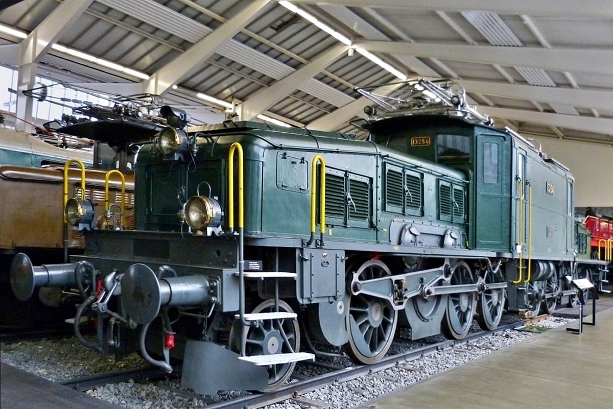 SBB 13254 stands in the Verkehrshaus Luzern and is photographed on 14 September 2011.