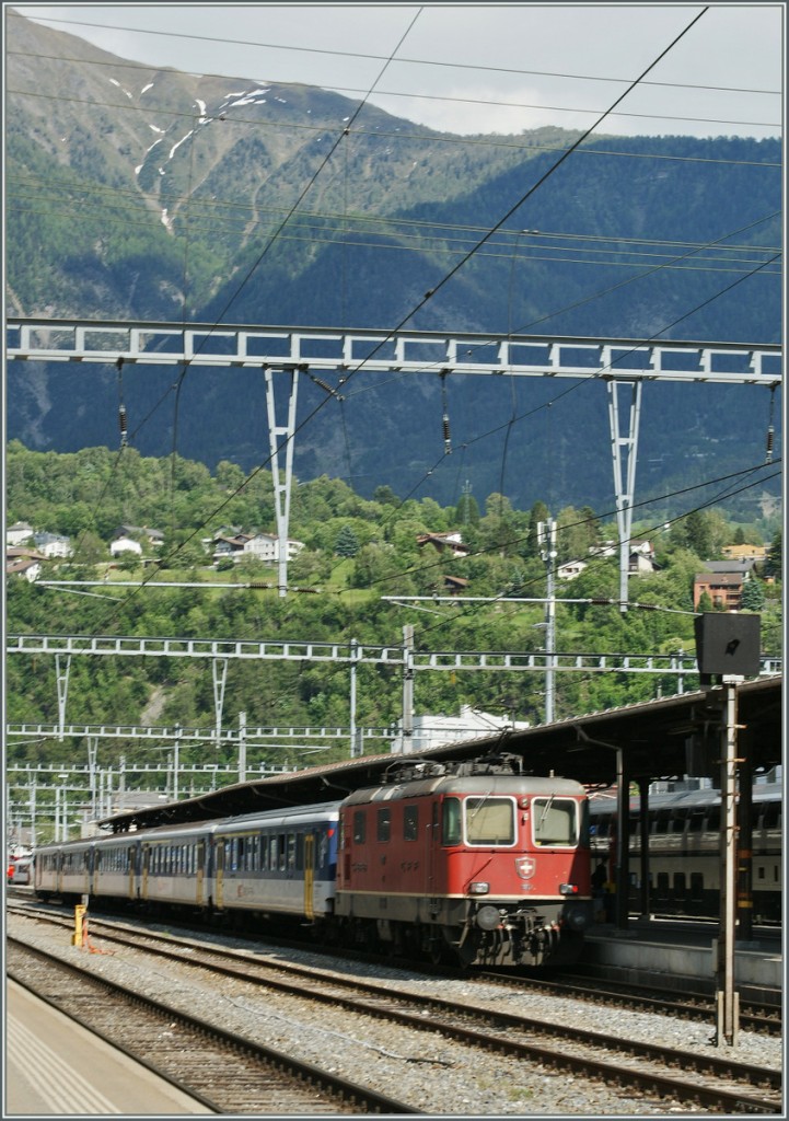 SBB Re 4/4 II 11257 in Brig.
28.05.2012