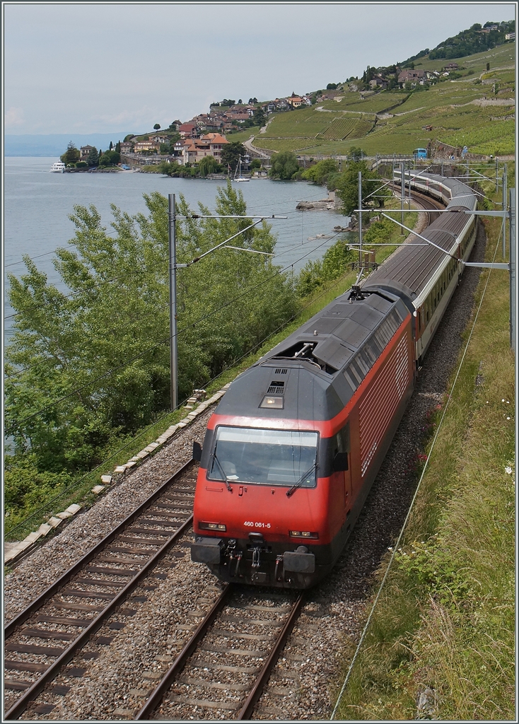 SBB Re 460 061-5 with an IR to Birg by St Saphorin.
25.05.2014