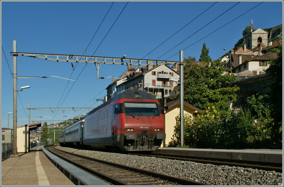 SBB Re 460 114-2 in St Saphorin.
03.09.2013