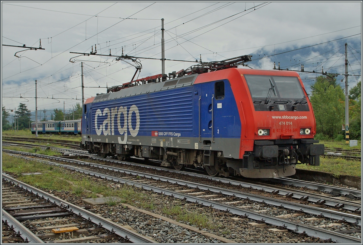 SBB Re 474 014 in Domodossola.
2. Juli 2014