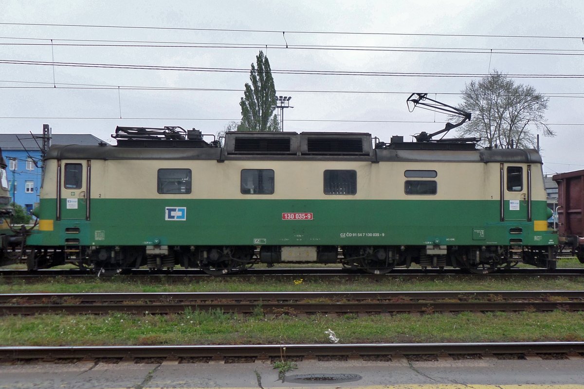 Second in command at Ostrava hl.n. on 4 May 2016 was 130 035.