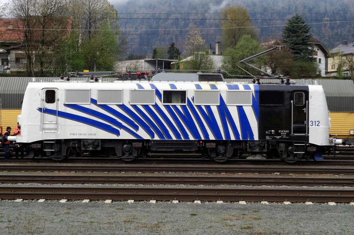 Side view on Lokomotion 139 312 at Kufstein on 4 April 2017.