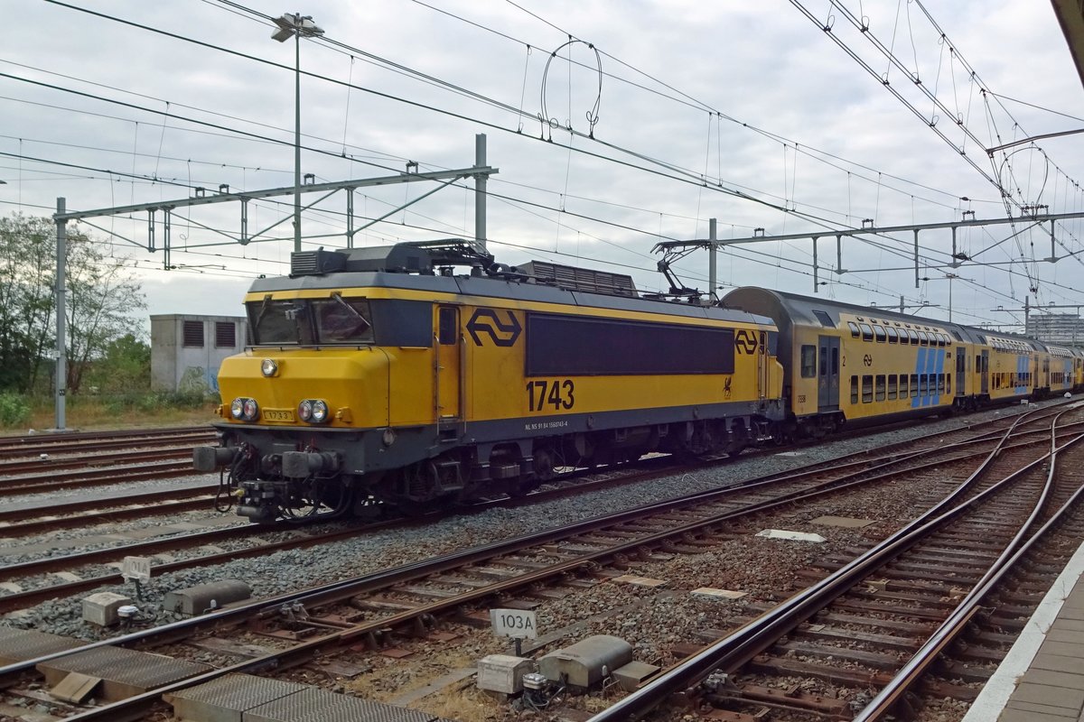 Sidelined: NS 1743 stands at Nijmegen on 3 August 2019. NS Class 1700 was phased out of service begin 2020, apart from a few survivors that still operate InterCity trains between Amsterdam Centraal and Bad Bentheim.