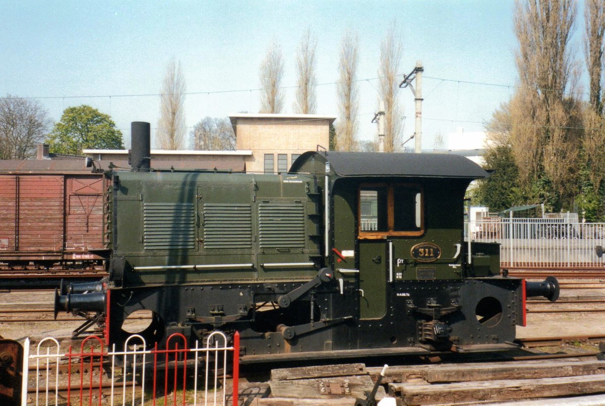 Sik 311 stands at the Dutch Railway Museum on 1 August 1995.