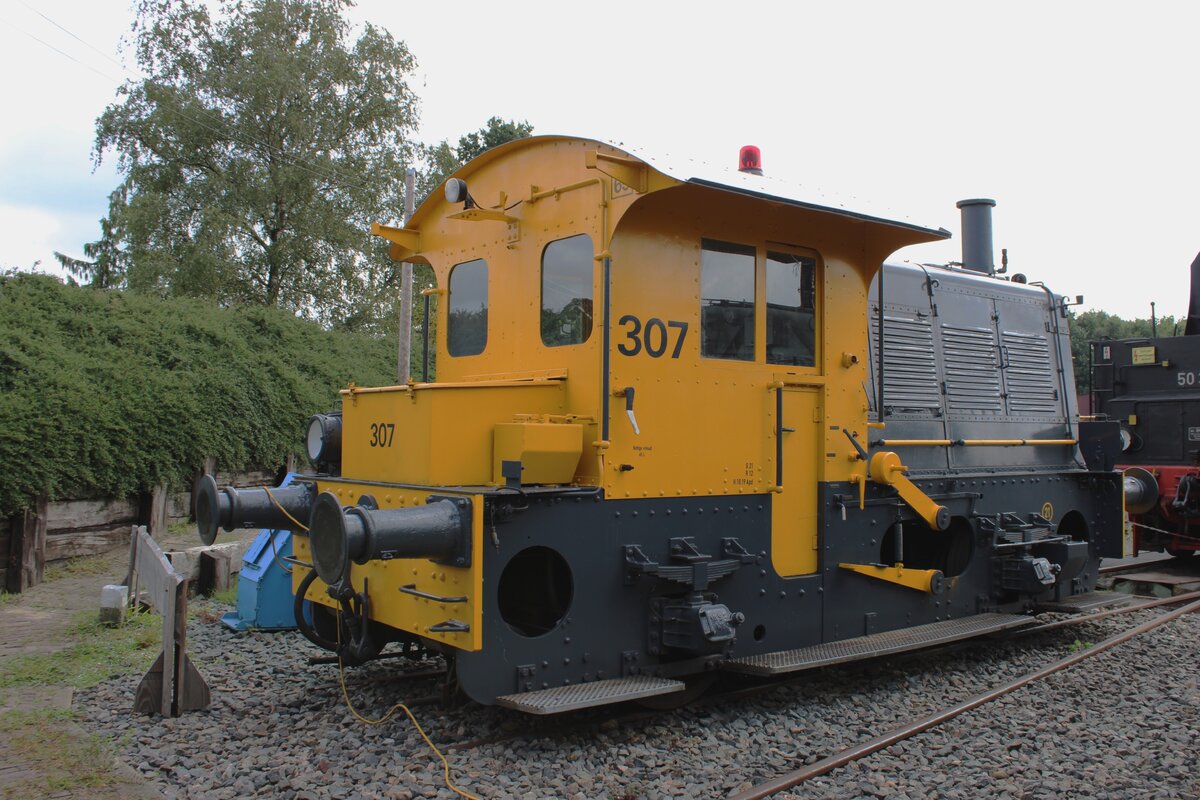 Sik (Goat) 307 stands in Beekbergen, head quarters of the VSM, on 28 July 2023.