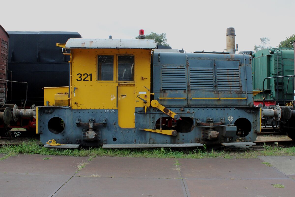 Sik (Goat) 321 stands in Beekbergen, head quarters of the VSM, on 28 July 2023.