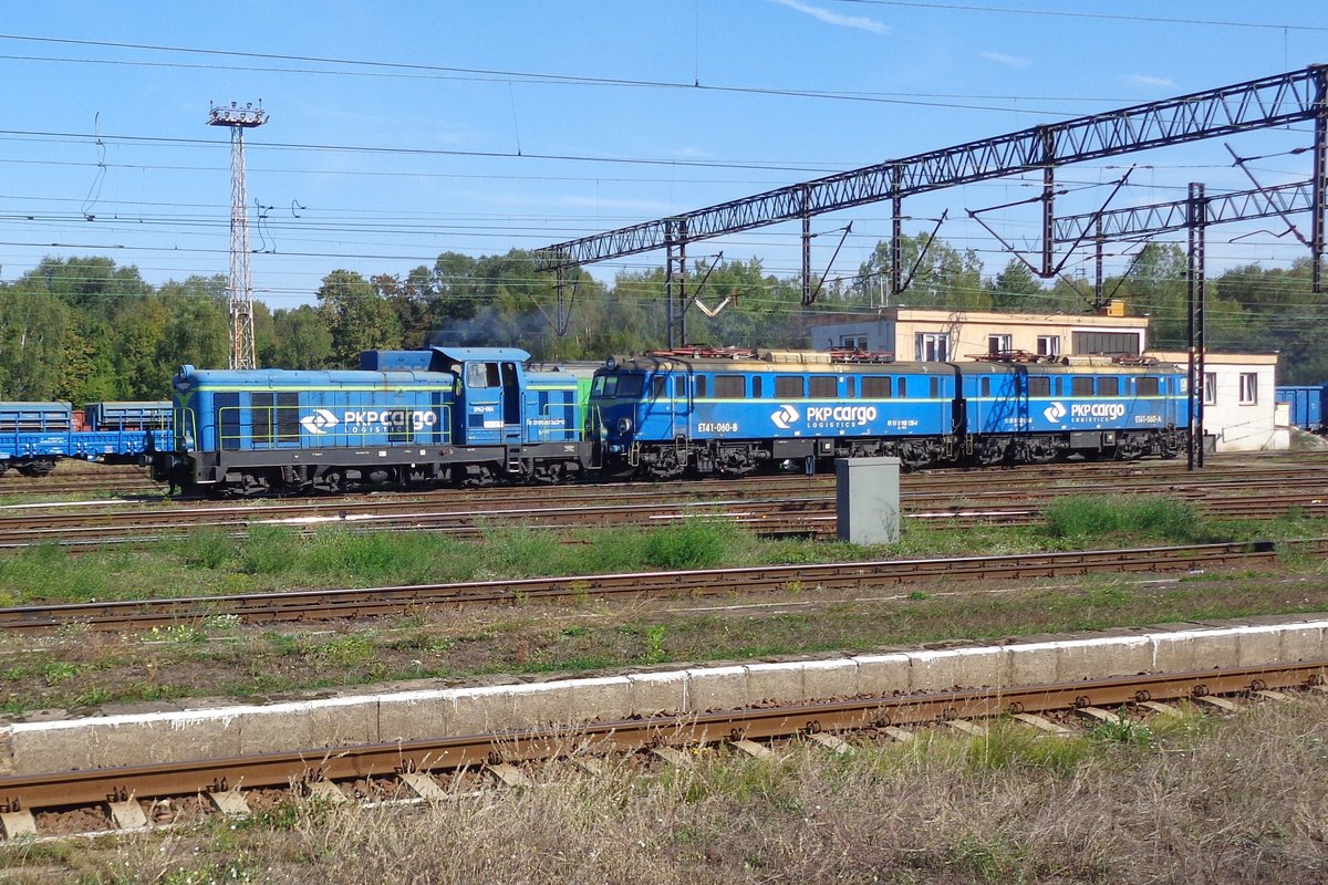 SM42-1064 shunts at Wegliniec on 17 September 2018.