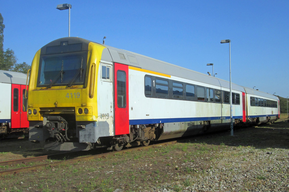 SNCB 4119 was stabled at Mariembourg on 21 September 2019.