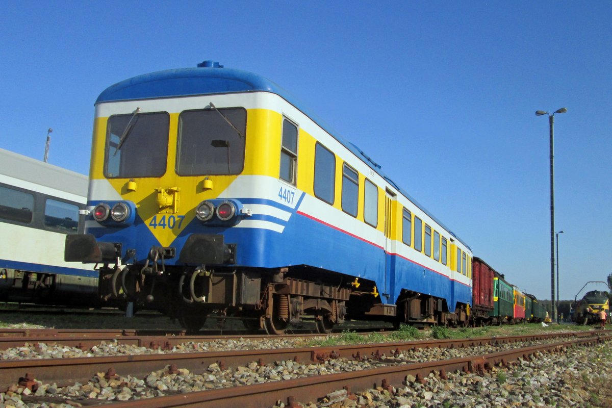 SNCB 4407 has found a new refuge with the CFV3V at Mariembourg, where she was photohgraphed on 21 September 2019.