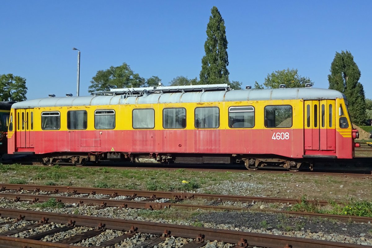 SNCB 4608 stands in Mariembourg on 21 September 2019.