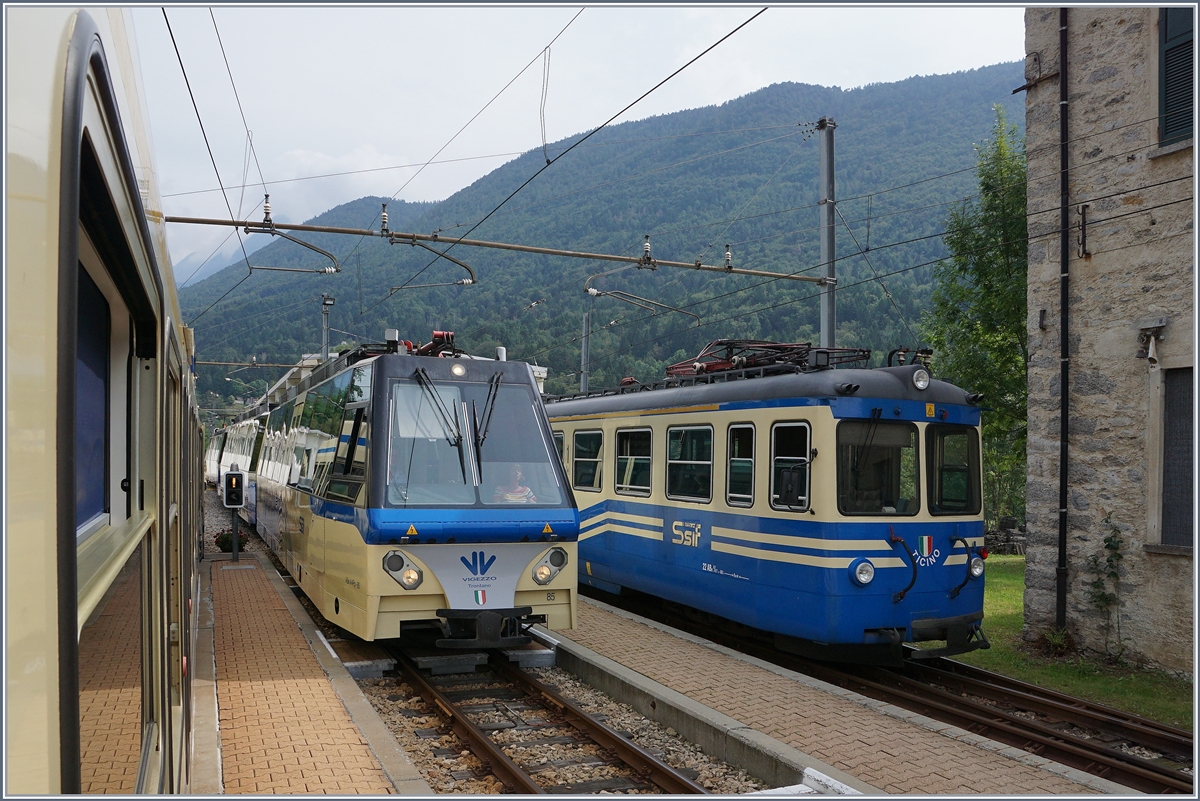 SSIF Treno Panoramico and ABe 8/8  Ticino  in Re.
04.09.2016