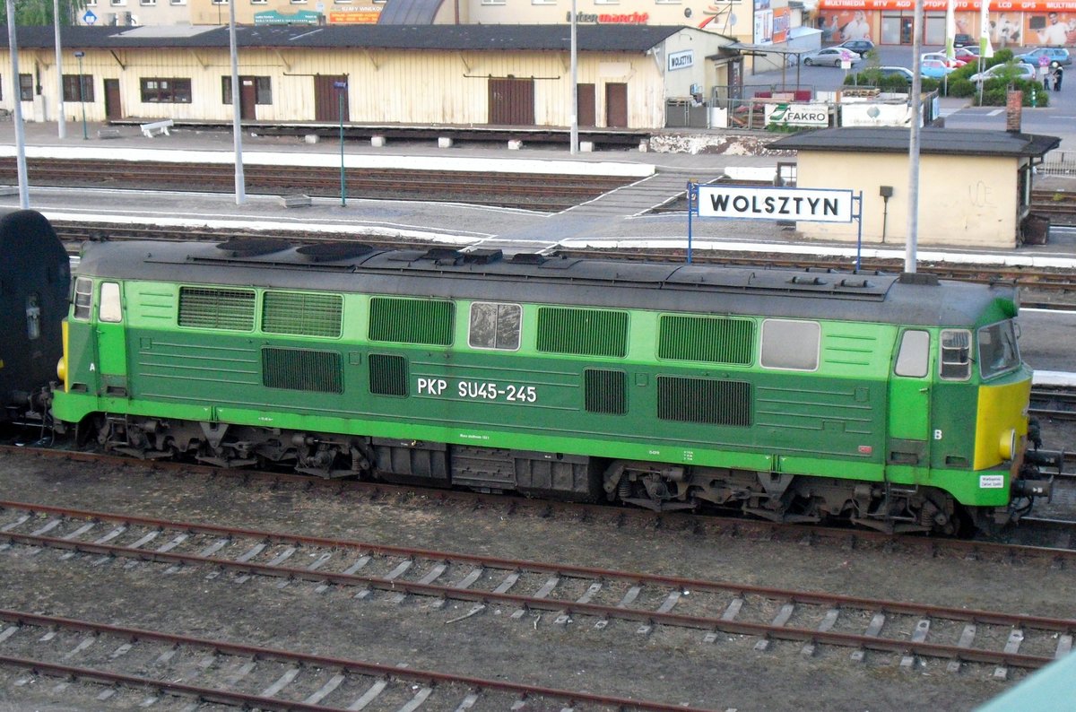 SU45-245 rests at Wolsztyn on 30 April 2011.