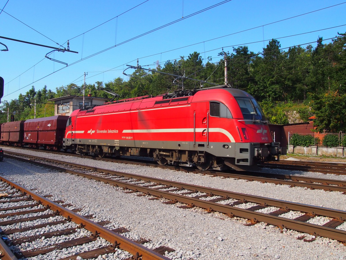 SZ 541 021-9 on Railway station Pivka at 11.9.2015.