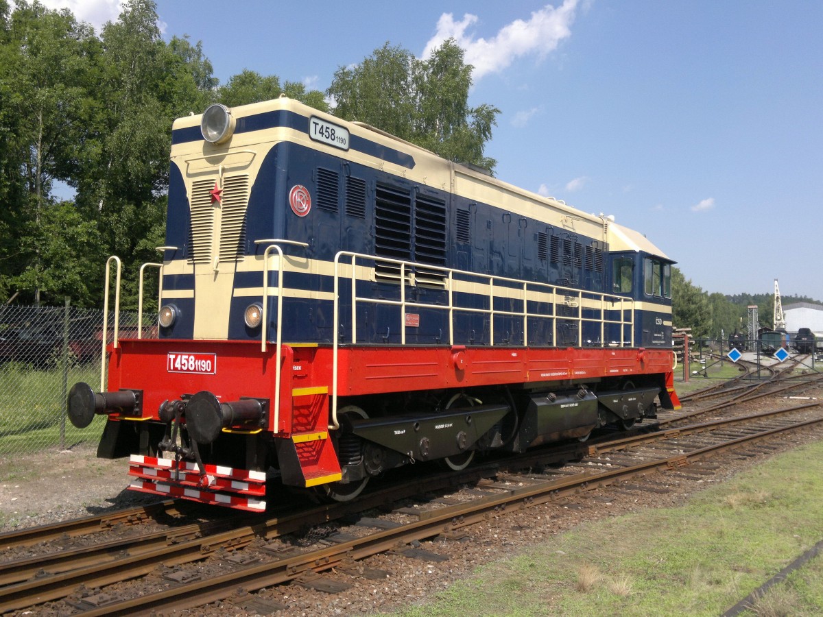 T458 0145 (721) on the 18th 22of Jun, 2013 on the Railway station Lun u Rakovnka.