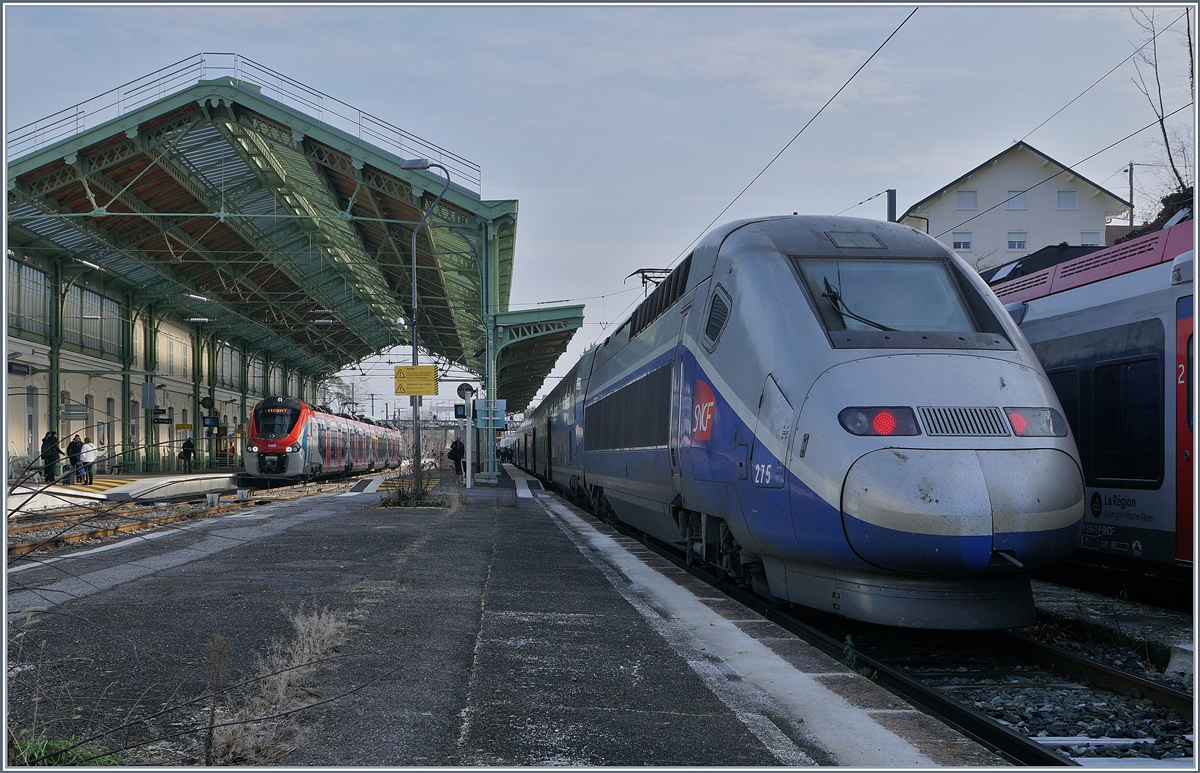 TGV form Paris Gare de Lyon and SNCF Regiola to Coppet in Evian les Bains.

08.02.2020