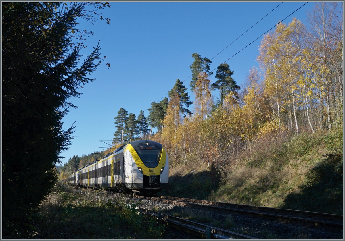 The 1440 858 and 360 in the Black Forest between Aha and Schluchsee and Aha on the way from Breisach to Seebrugg.

13.11.2022