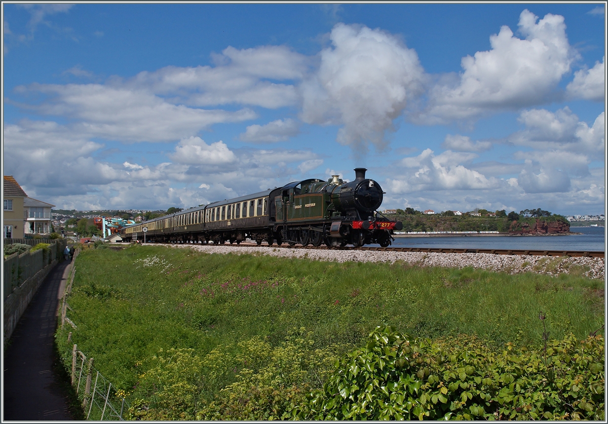 The 4277  Hercules  near Goodrington. 13.05.2014