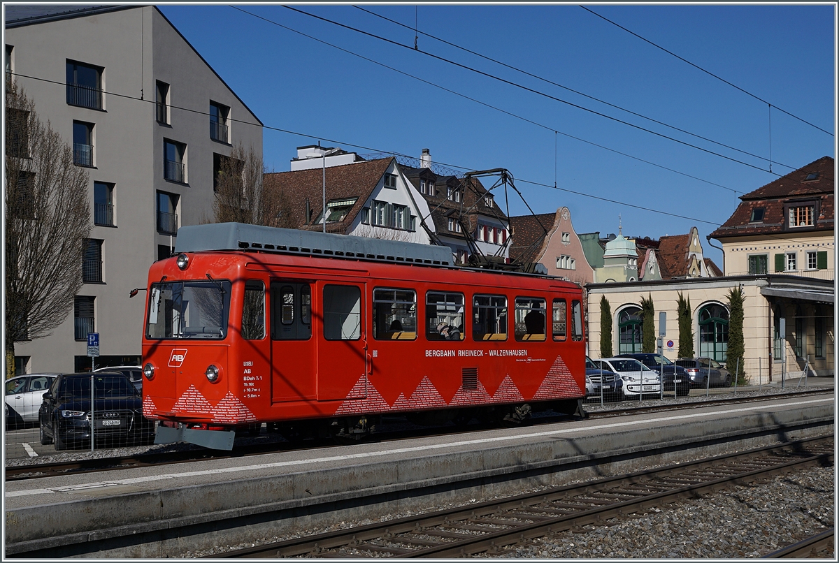 The AB / RW BDeh 1/2 N° 1  Liseli  in Rheineck 

23.03.2021