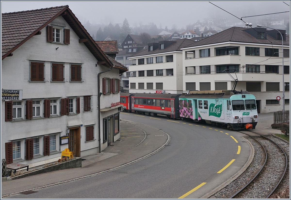 The AB BDeh 4/4 14 in Trogen.
17.03.2018