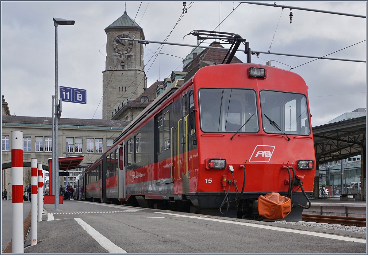 The AB BDeh 4/4 N° 15 in St Gallen.
16.03.2018