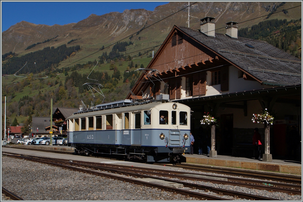 The ASD BCFe 4/4 N° 1 in Les Diablerets.
18.10.2014