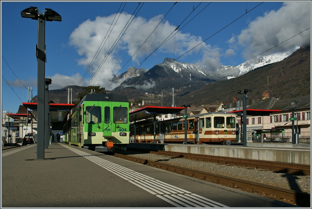 The ASD service 448 to Les Diablerts is leaving Aigle.
05.01.2014