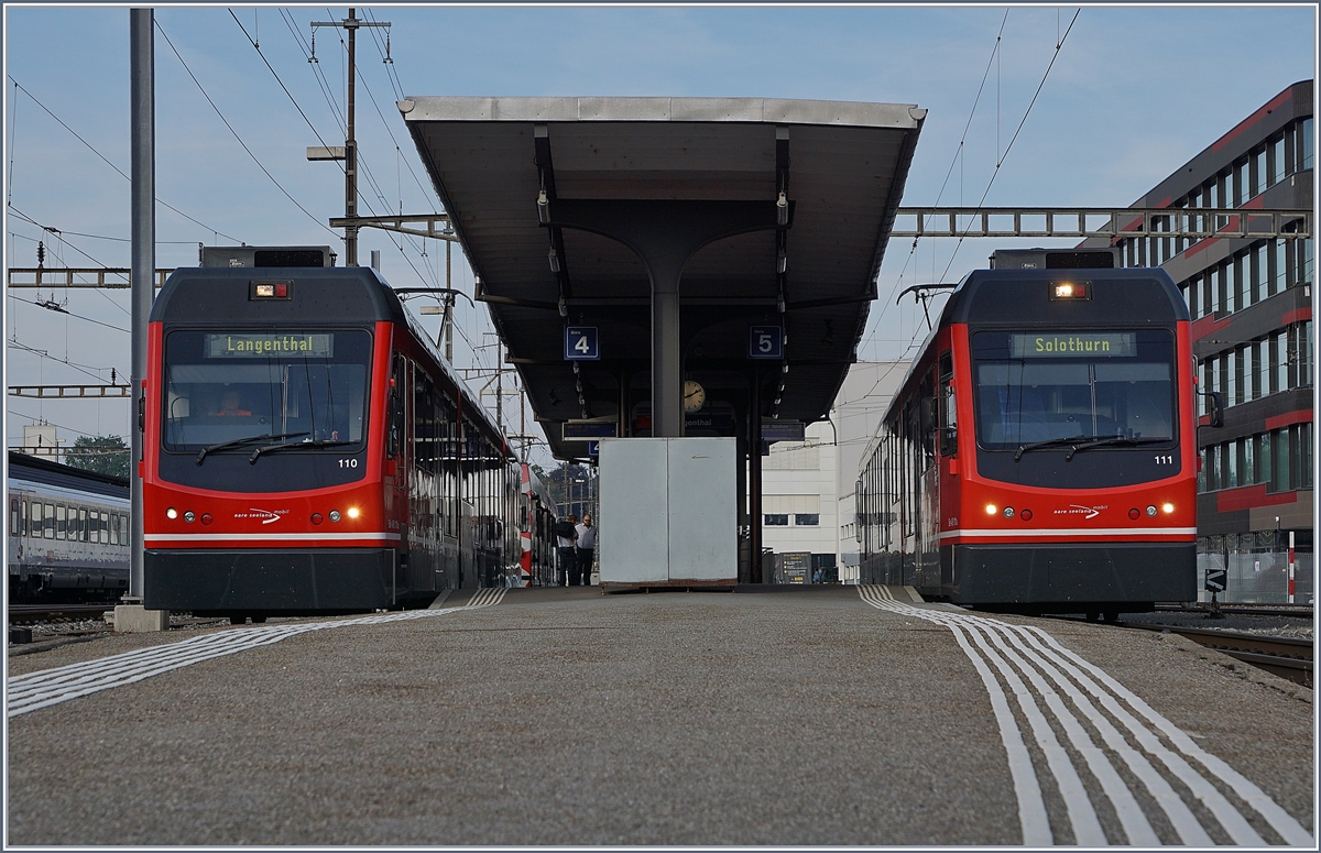 The asm Be 4/8 111  Jupiter  and 110 in Langenthal. 

10.08.2020