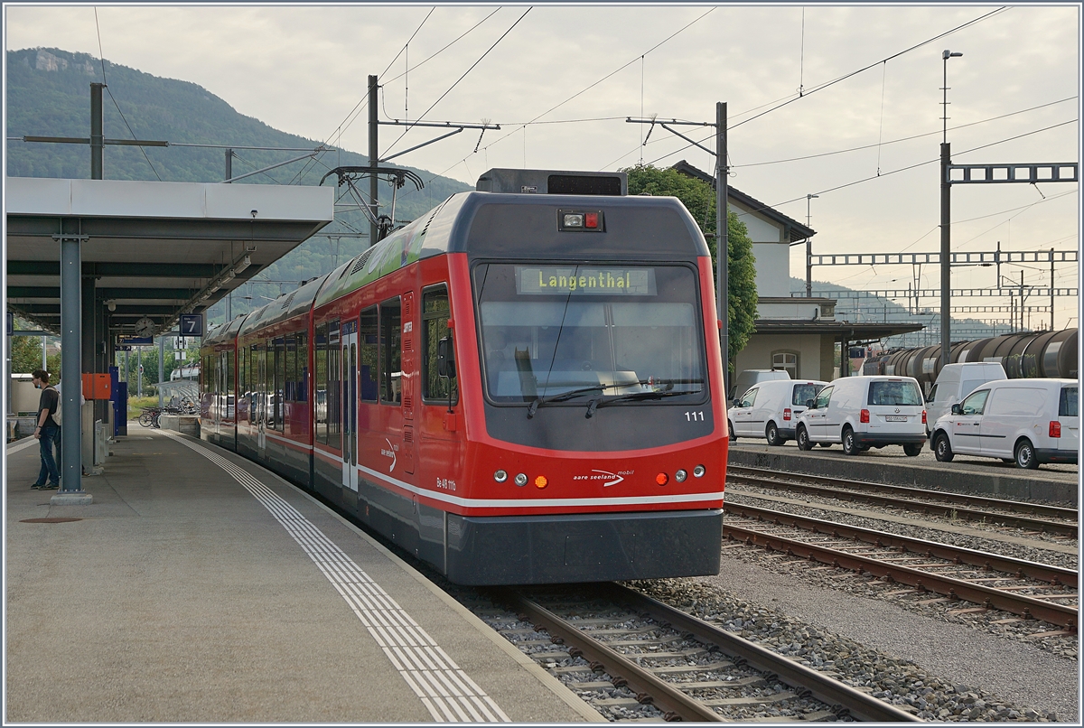 The asm Be 4/8 111 to Langenthal in Oensingen. 

10.08.2020