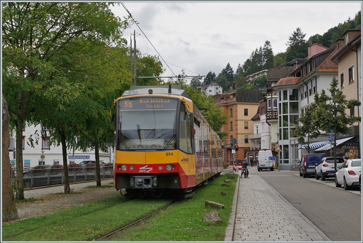 The AVG 450 894 between Bad Wildbad Bf and Bad Wildbad Uhlandplatz.

15.09.2021