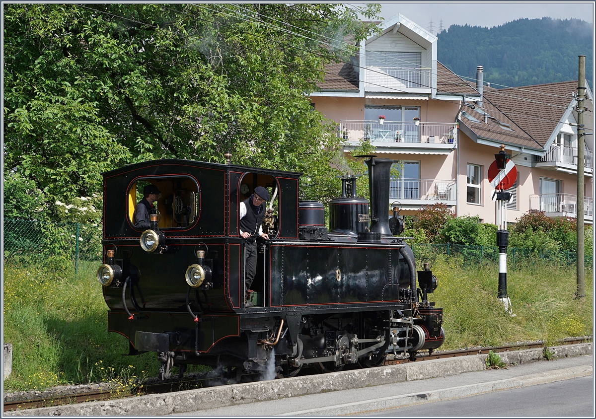 The BAM G 3/3 N° 6 in Blonay.
05.06.2017