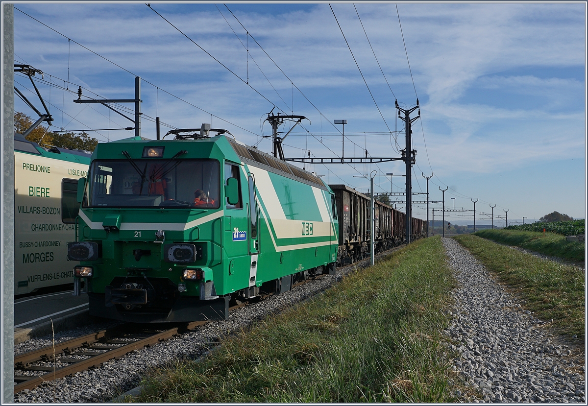 The BAM MBC Ge 4/4 21 in Bussy-Chardonney.
17.10.2017