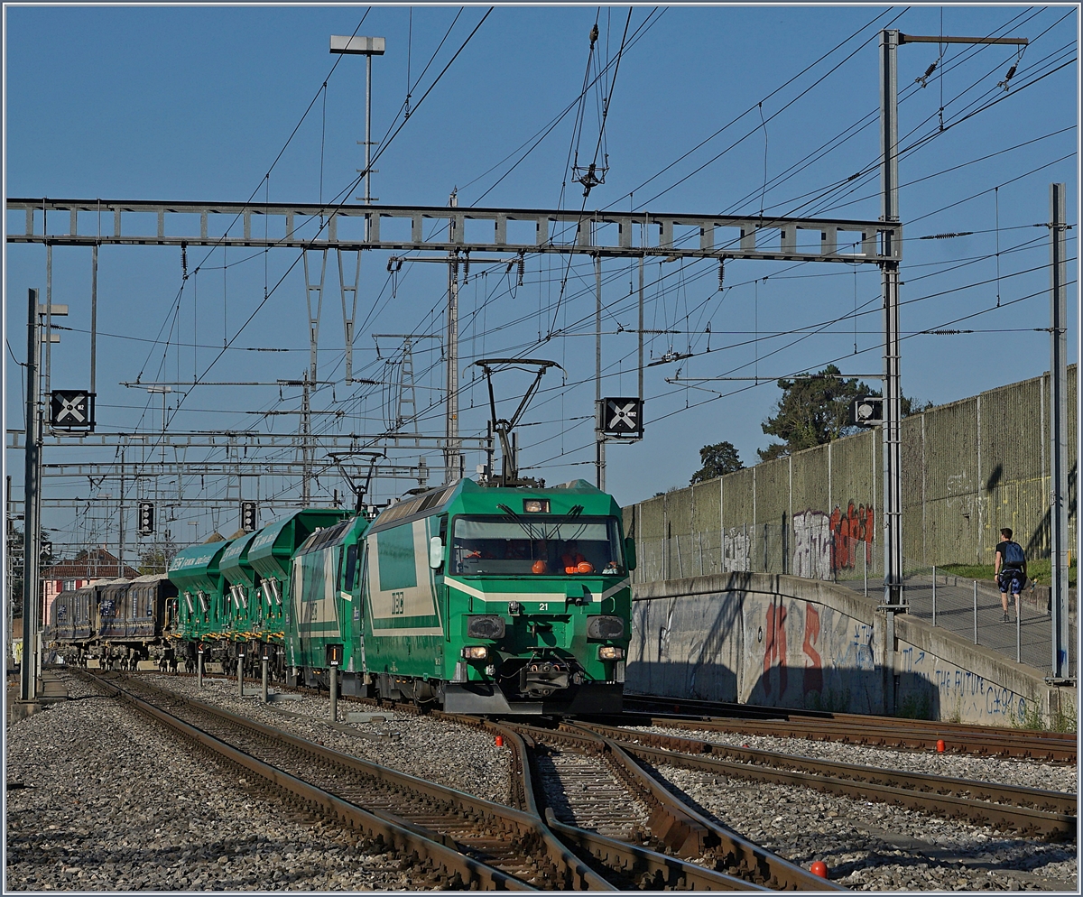 The BAM MBC Ge 4/4 21 and 22 in Morges.
19.04.2018