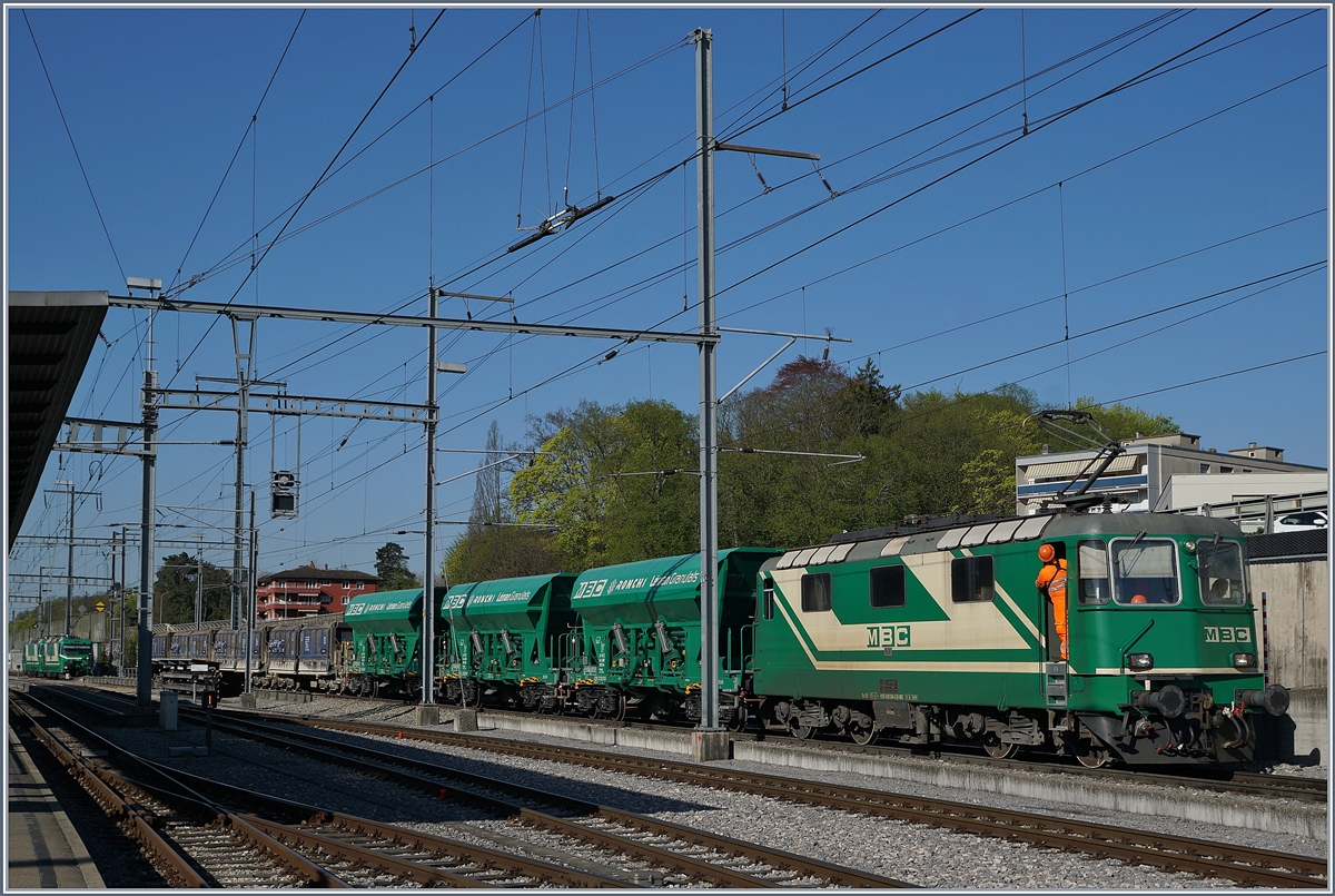 The BAM MBC Re 4/4 II in Morges.
19.04.2018