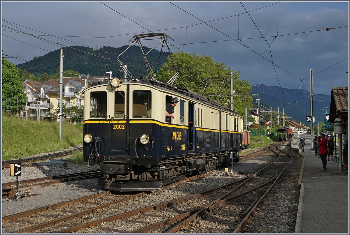 The BC MOB FZe 6/6 2002 in Blonay.
20.05.2018