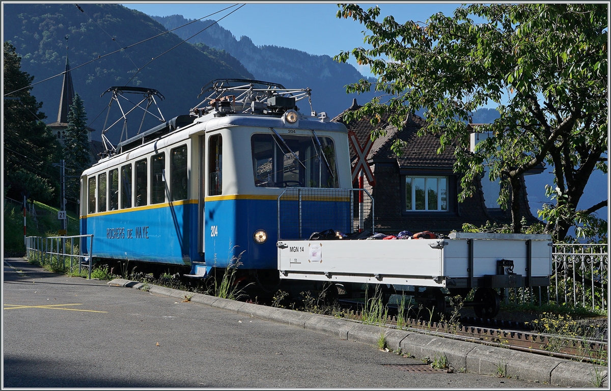 The Bhe 2/4 204 in Glion.
03.07.2016